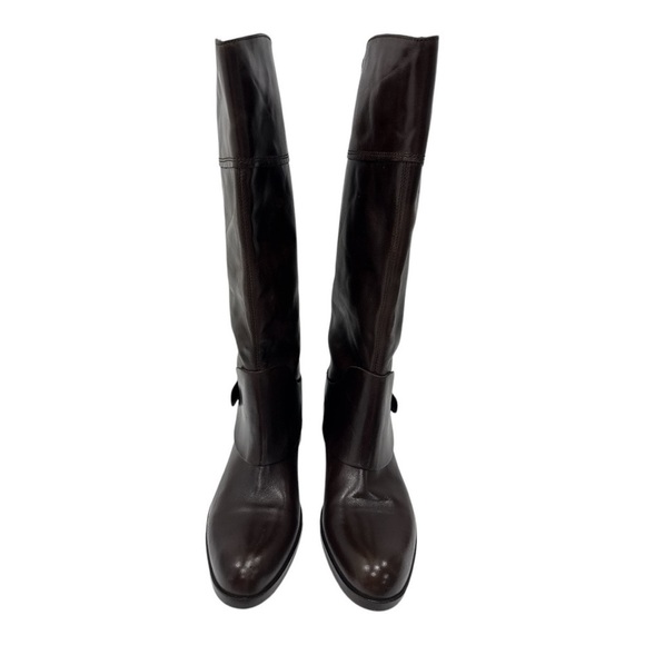 Vic Matie Harness Tall Riding Boot Espresso Brown size 36 US 6 made in Italy - Picture 4 of 13